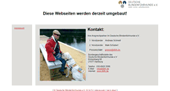 Desktop Screenshot of deutsche-blindenfuehrhunde.info